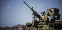 Soldier in a STRYKER